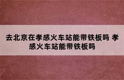 去北京在孝感火车站能带铁板吗 孝感火车站能带铁板吗